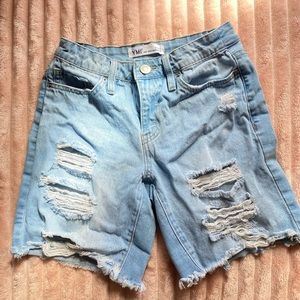 Mid-Rise Jean Shorts